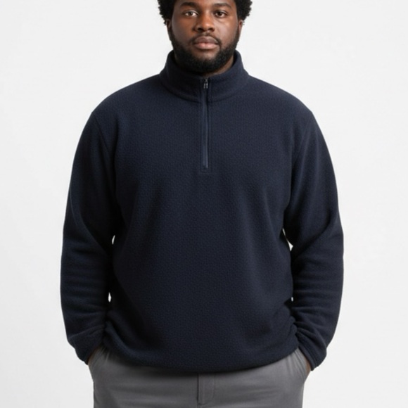 lululemon athletica Other - lululemon athletica Men's Navy Zip-Up Sweater XXL